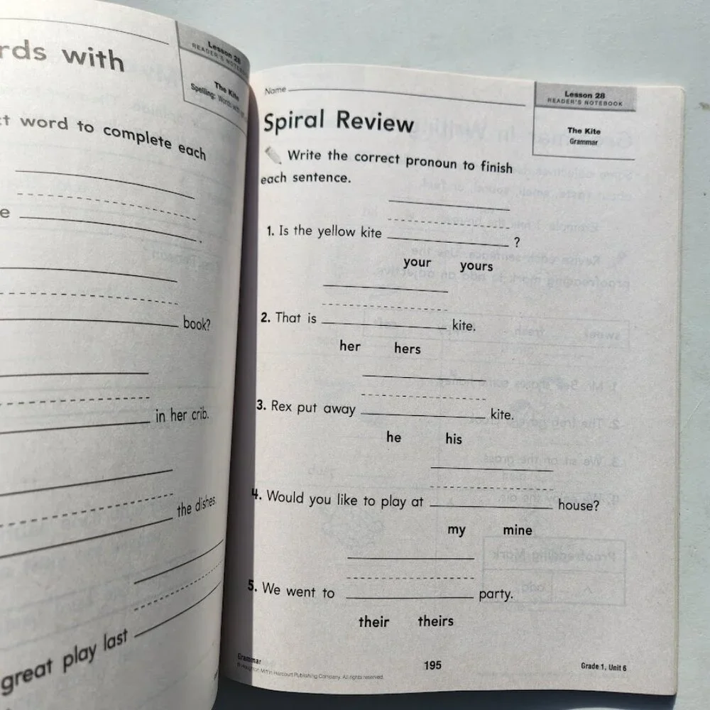 New Journeys Reader's Notebook Volume 2 Grade 1 1st Grade Workbook Book  HMH